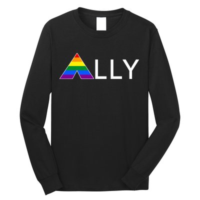 LGBT Ally Flag March Rally Pride Parade LGBT Equality Long Sleeve Shirt
