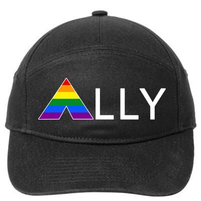 LGBT Ally Flag March Rally Pride Parade LGBT Equality 7-Panel Snapback Hat