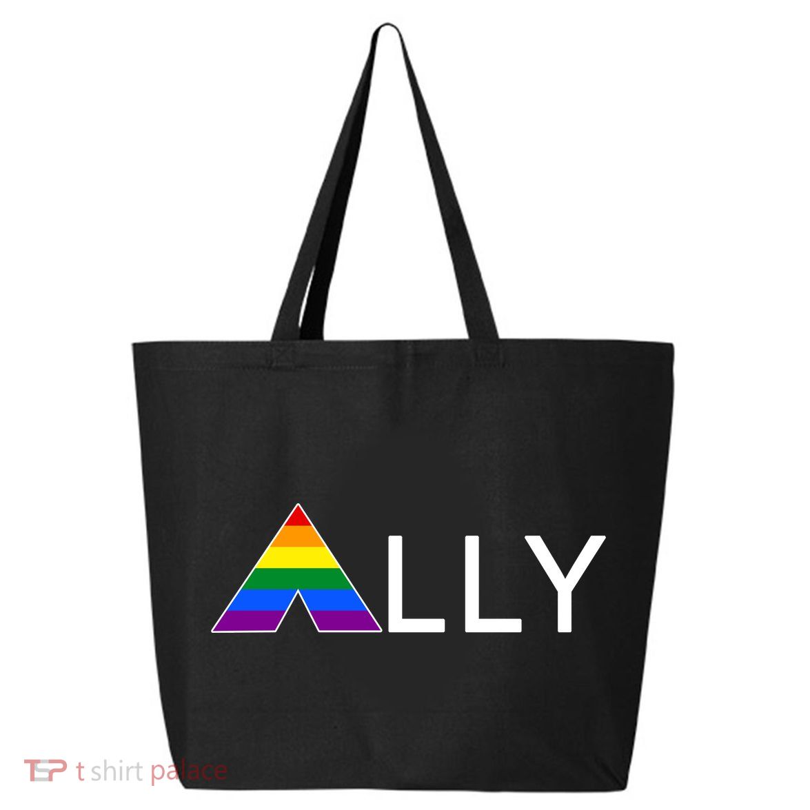 LGBT Ally Flag March Rally Pride Parade LGBT Equality 25L Jumbo Tote