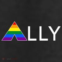 LGBT Ally Flag March Rally Pride Parade LGBT Equality 25L Jumbo Tote