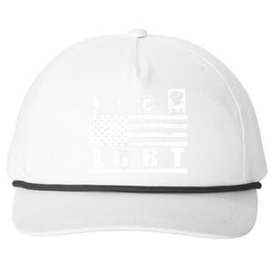 LGBT Distressed Liberty Guns Beer trump Snapback Five-Panel Rope Hat