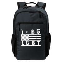 LGBT Distressed Liberty Guns Beer trump Backpack