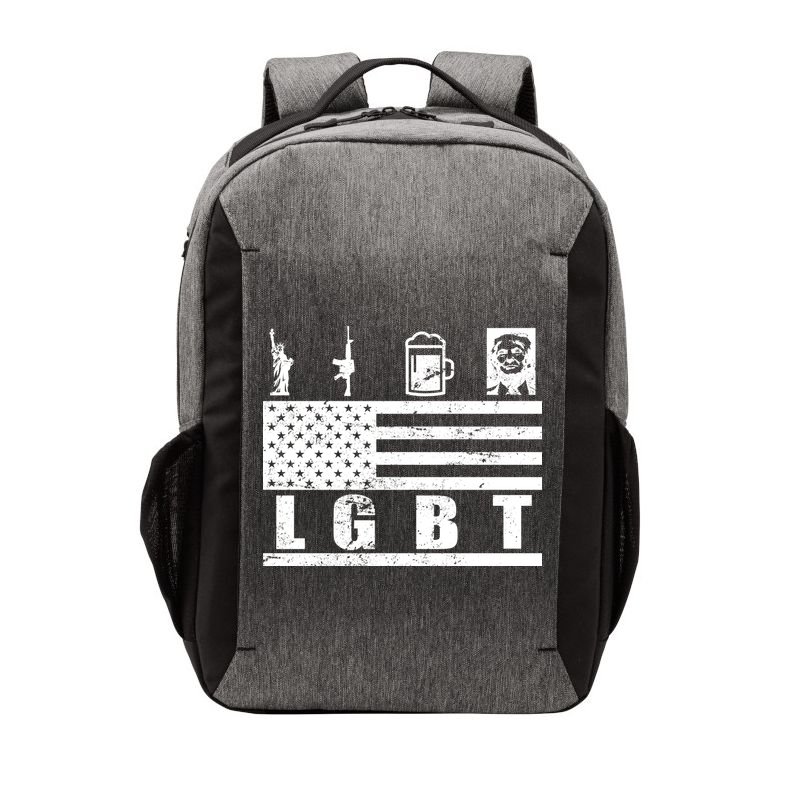 LGBT Distressed Liberty Guns Beer trump Vector Backpack