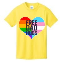 LGBT Free Dad Hugs Heart Kids T-Shirt