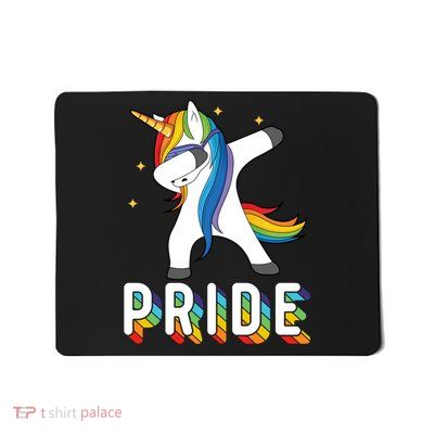 LGBT Gay Pride Dabbing Unicorn Mousepad