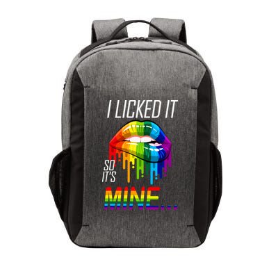 LGBT I Licked It So It's Mine Gay Pride Lips Vector Backpack
