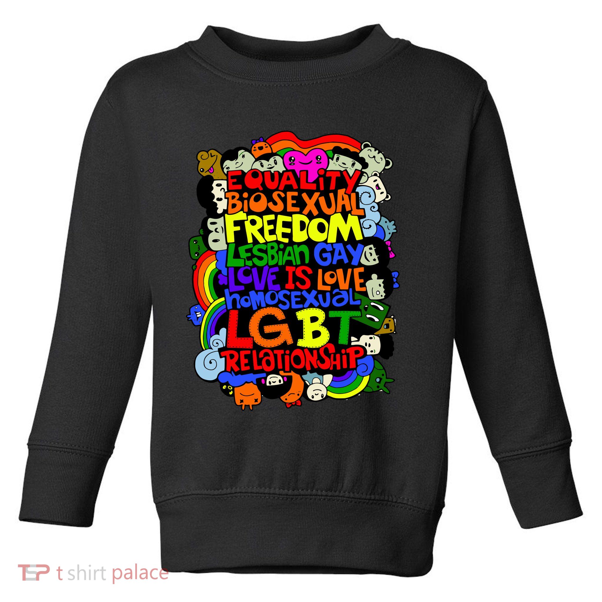 LGBT Illustration Toddler Sweatshirt