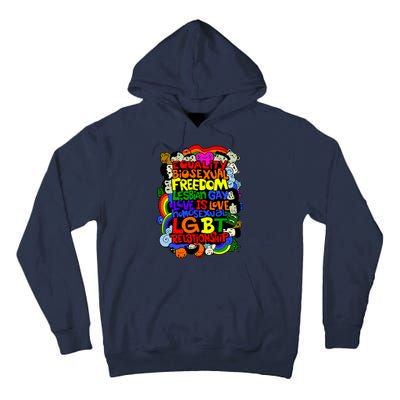 LGBT Illustration Tall Hoodie