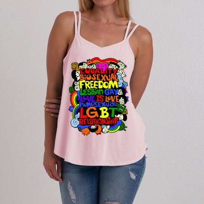 LGBT Illustration Women's Strappy Tank