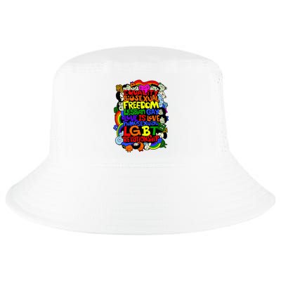 LGBT Illustration Cool Comfort Performance Bucket Hat