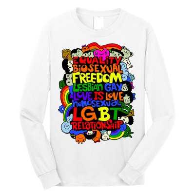 LGBT Illustration Long Sleeve Shirt