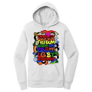 LGBT Illustration Women's Pullover Hoodie