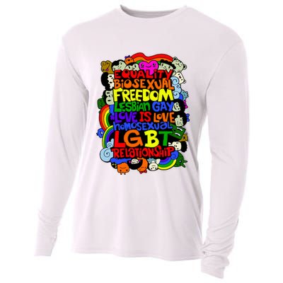 LGBT Illustration Cooling Performance Long Sleeve Crew