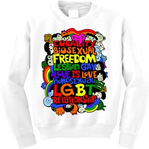 LGBT Illustration Kids Sweatshirt