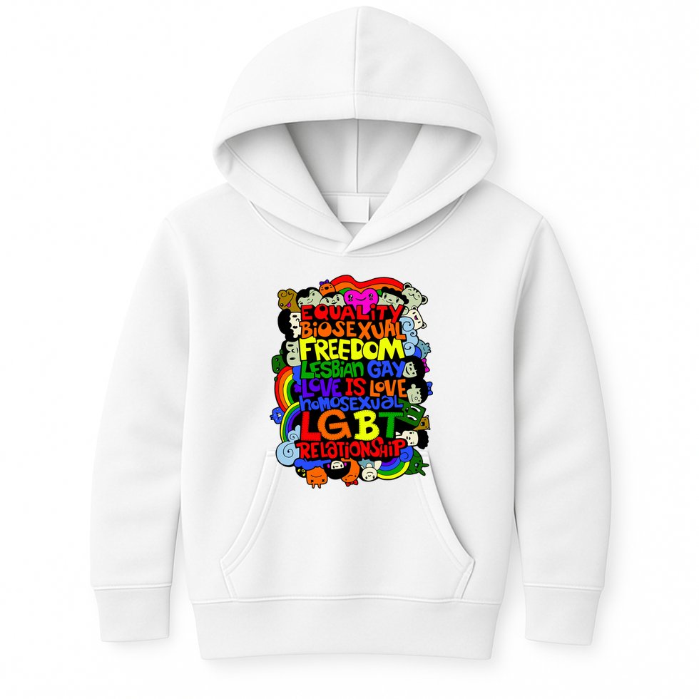 LGBT Illustration Kids Hoodie
