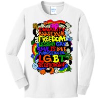 LGBT Illustration Kids Long Sleeve Shirt