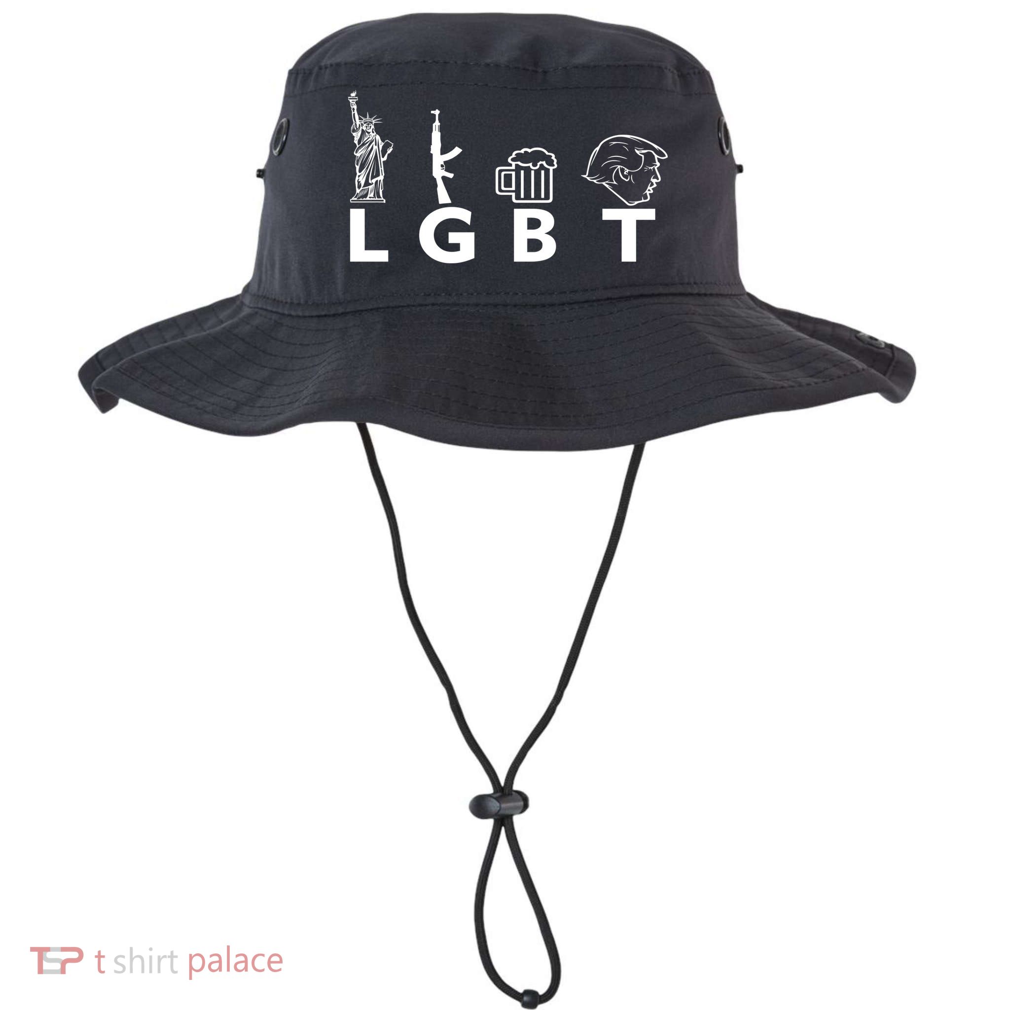 LGBT Lady Liberty Guns Beer Trump Donald Trump Bucket Hat
