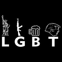 LGBT Lady Liberty Guns Beer Trump Donald Trump Full Zip Hoodie
