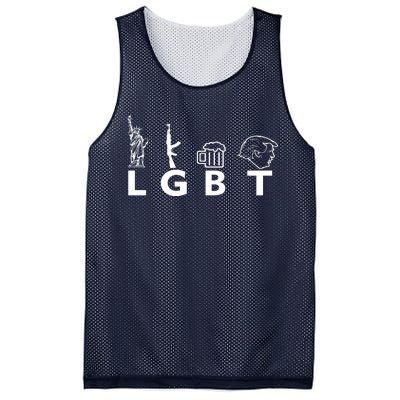 LGBT Lady Liberty Guns Beer Trump Donald Trump Mesh Reversible Basketball Jersey Tank