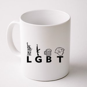 LGBT Lady Liberty Guns Beer Trump Donald Trump Coffee Mug