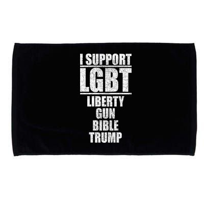 LGBT Liberty Gun Bible Trump Microfiber Hand Towel