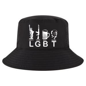 LGBT Liberty Guns Beer Pro Donald Trump Cool Comfort Performance Bucket Hat