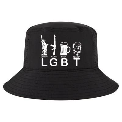 LGBT Liberty Guns Beer Pro Donald Trump Cool Comfort Performance Bucket Hat