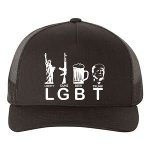 LGBT Liberty Guns Beer Pro Donald Trump Yupoong Adult 5-Panel Trucker Hat