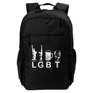 LGBT Liberty Guns Beer Pro Donald Trump Daily Commute Backpack