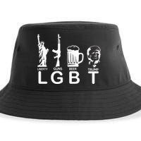 LGBT Liberty Guns Beer Pro Donald Trump Sustainable Bucket Hat