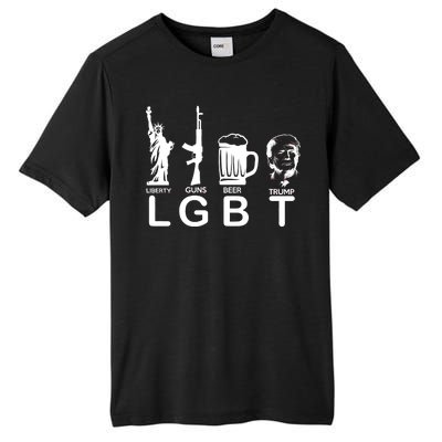 LGBT Liberty Guns Beer Pro Donald Trump Tall Fusion ChromaSoft Performance T-Shirt