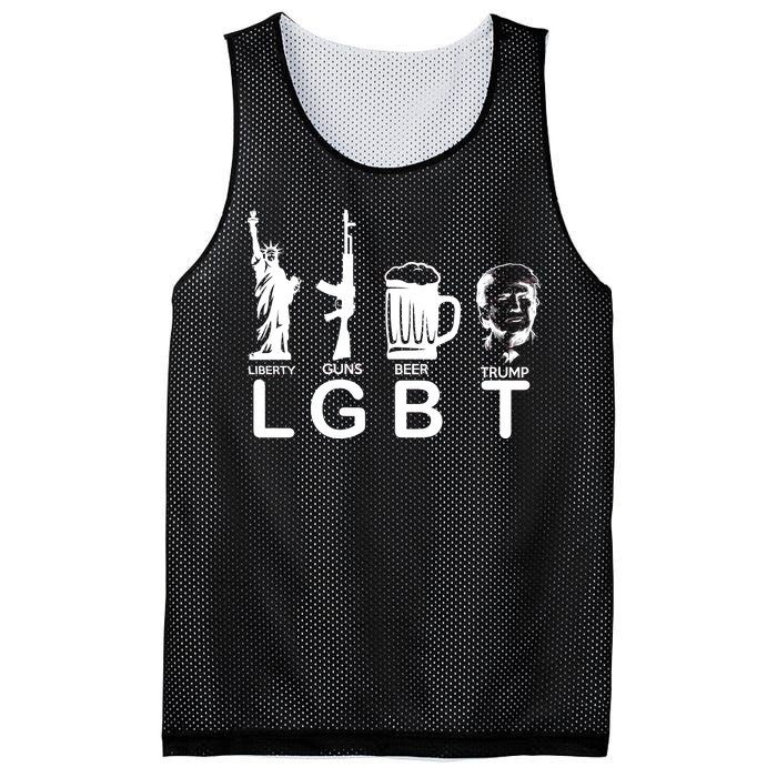 LGBT Liberty Guns Beer Pro Donald Trump Mesh Reversible Basketball Jersey Tank