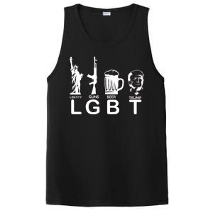 LGBT Liberty Guns Beer Pro Donald Trump PosiCharge Competitor Tank