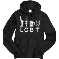 LGBT Liberty Guns Beer Pro Donald Trump Tie Dye Hoodie