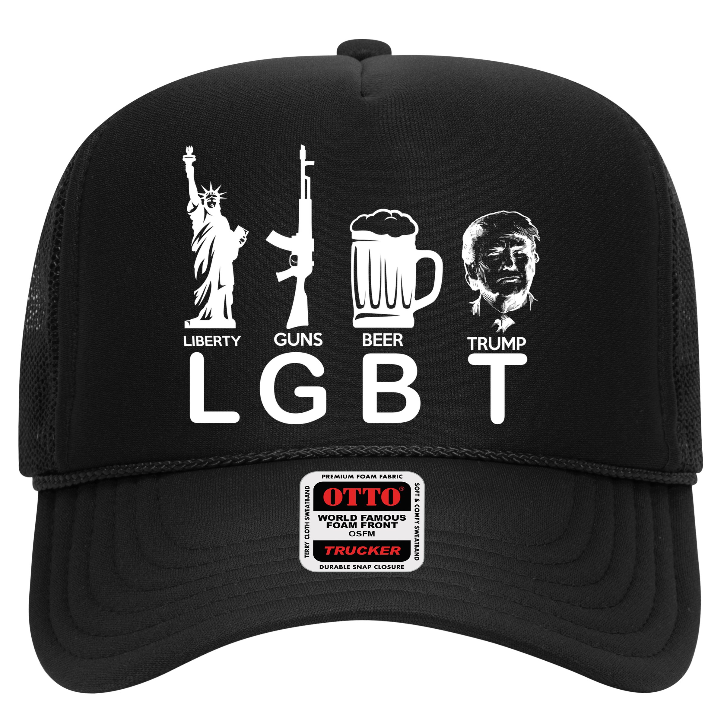 LGBT Liberty Guns Beer Pro Donald Trump Hat