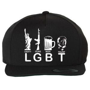 LGBT Liberty Guns Beer Pro Donald Trump Wool Snapback Cap