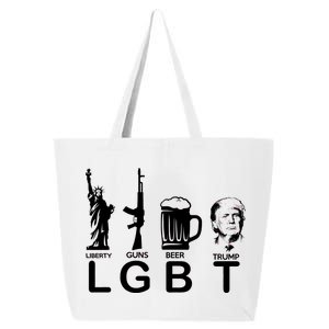 LGBT Liberty Guns Beer Pro Donald Trump 25L Jumbo Tote