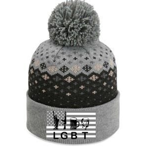 LGBT Liberty Guns Beer Trump The Baniff Cuffed Pom Beanie