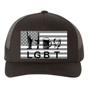 LGBT Liberty Guns Beer Trump Yupoong Adult 5-Panel Trucker Hat