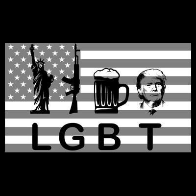 LGBT Liberty Guns Beer Trump T-Shirt
