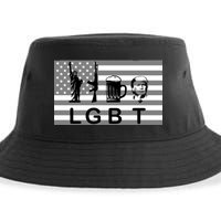 LGBT Liberty Guns Beer Trump Sustainable Bucket Hat