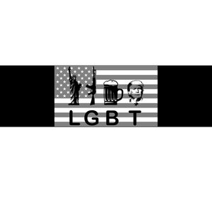 LGBT Liberty Guns Beer Trump Bumper Sticker