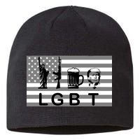 LGBT Liberty Guns Beer Trump Sustainable Beanie