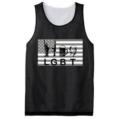 LGBT Liberty Guns Beer Trump Mesh Reversible Basketball Jersey Tank