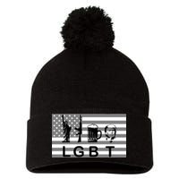 LGBT Liberty Guns Beer Trump Pom Pom 12in Knit Beanie