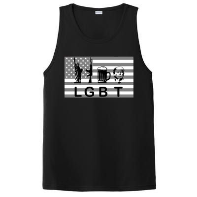 LGBT Liberty Guns Beer Trump PosiCharge Competitor Tank