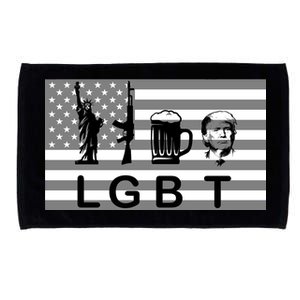 LGBT Liberty Guns Beer Trump Microfiber Hand Towel