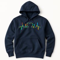 LGBT Love Heart Pulse  Hoodie