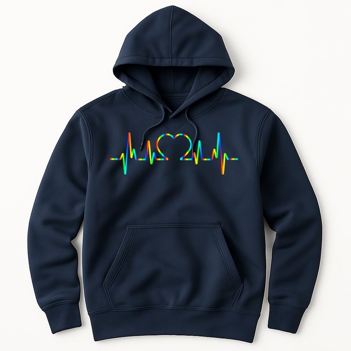 LGBT Love Heart Pulse  Hoodie