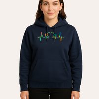 LGBT Love Heart Pulse  Hoodie